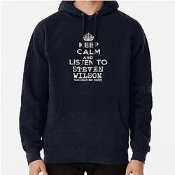 Keep calm and listen to Steven Wilson Pullover Hoodie