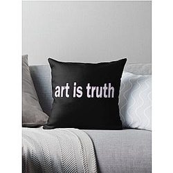 Art is Truth Steven Wilson Throw Pillow