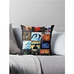 Steven Wilson Porcupine tree photo collage Throw Pillow