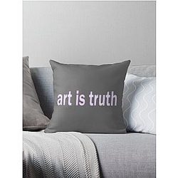 Art is Truth Steven Wilson Classic Throw Pillow