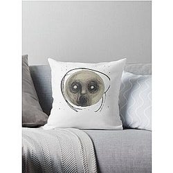 steven wilson raven   Throw Pillow