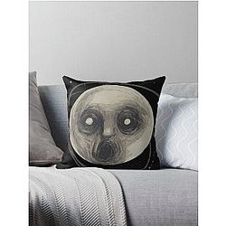 Steven wilson raven  Throw Pillow