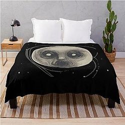 Steven wilson raven Throw Blanket