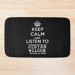 Keep calm and listen to Steven Wilson   Bath Mat