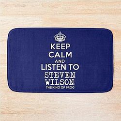 Keep calm and listen to Steven Wilson   Bath Mat