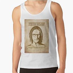 Steven Wilson Western Wanted Style Prints Tank Top