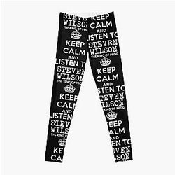 Keep calm and listen to Steven Wilson   Leggings