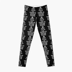 Keep calm and listen to Steven Wilson   Leggings