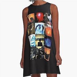 Steven Wilson Porcupine tree photo collage A-Line Dress