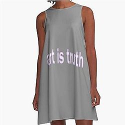 Art is Truth Steven Wilson Classic  A-Line Dress