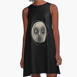 Steven wilson raven A-Line Dress