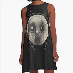 Steven wilson raven A-Line Dress
