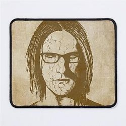Steven Wilson Western Wanted Style Prints Mouse Pad