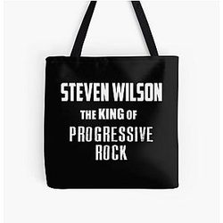 Steven Wilson King of progressive rock All Over Print Tote Bag
