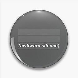 Awkward Silence Steven Wilson Classic Pin