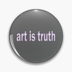 Art is Truth Steven Wilson Classic Pin
