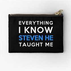 Steven He - Everything I Know Zipper Pouch