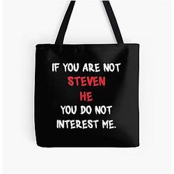 Steven He - If you are not Over Print Tote Bag