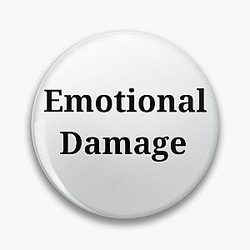 Steven's Emotional Damage Pin