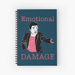 Emotional Damage and Spiral Notebook
