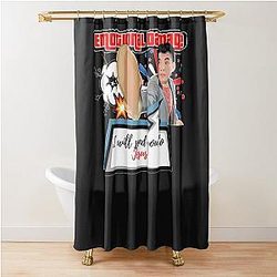 Emotional Damage and Steven He Meme Shower Curtain