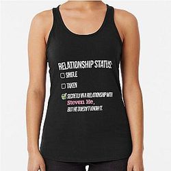 Steven He - Relationship Racerback Tank