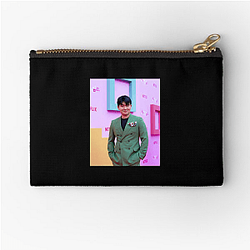 Steven He Emotional Damage Across the Globe Aesthetic Steven He Zipper Pouches