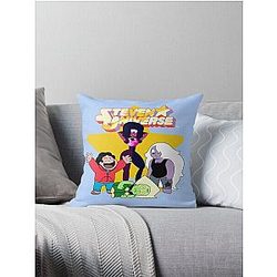 Steven Universe crystal gems Throw Pillow