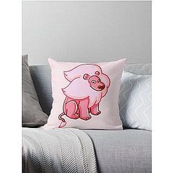 Lion from Steven Universe™ with Pink Highlights Throw Pillow