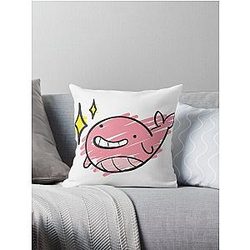 Pink Whale from Steven Universe Throw Pillow