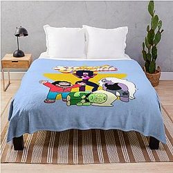 Steven Universe crystal gems Throw Blanket
