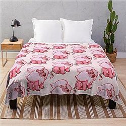 Lion from Steven Universe™ with Pink Highlights Throw Blanket