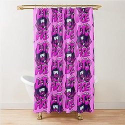 Garnet from Steven Universe™ Valentine's Day themed quote "Let's Fuse" Shower Curtain
