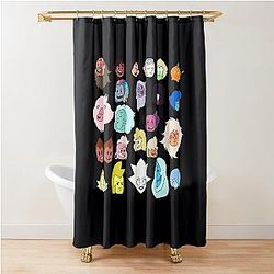 Steven Universe Heads 	 	 Shower Curtain
