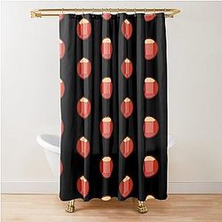 Ruby's Gem - Steven Universe Shower Curtain