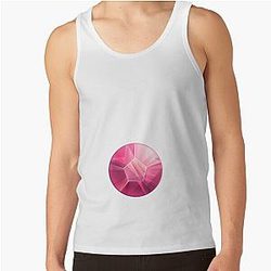 Rose Quartz gem - Steven Universe Tank Top