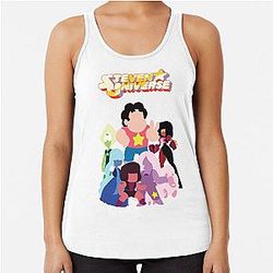 Steven Universe Characters Racerback Tank Top