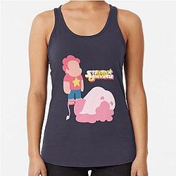 Steven Universe and Lion Racerback Tank Top