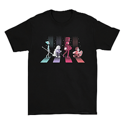 Abbey Road Parody LA 1004 Steven Universe T-Shirts