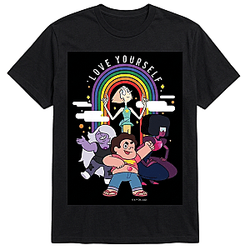Rainbow Group Positivity LA 1004 Steven Universe T-Shirts
