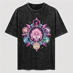 Steven Universe Crystal Gems Stained Washed T-Shirt Steven Universe T-Shirts NTT2708