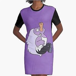Steven Universe Amethyst burrito Graphic T-Shirt Dress