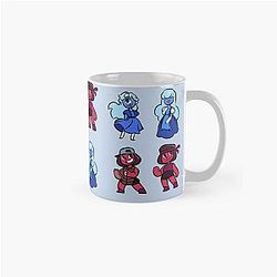 Steven universe mini stickers - Ruby and Sapphire set Classic Mug