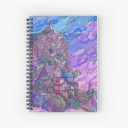 Steven Universe Temple at Sunset Spiral Notebook