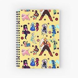 Steven Universe Collage Spiral Notebook