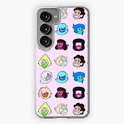 Steven Universe Fan Art Headshots Stickers Samsung Galaxy Soft Case