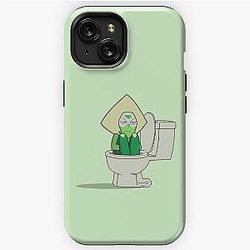 Steven Universe - Peridot In the Toilet iPhone Tough Case