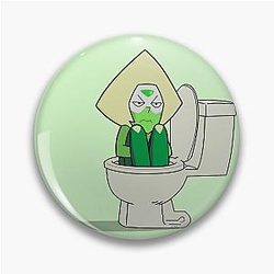 Steven Universe - Peridot In the Toilet Pin