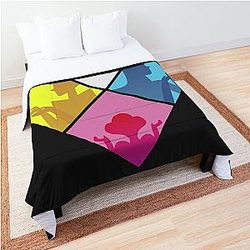 Steven Universe Diamond Authority Emblem - Black Comforter