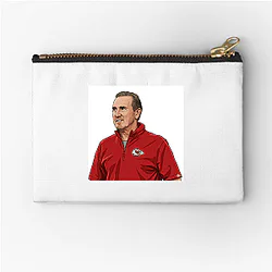 Steve Spagnuolo Three Time Super Bowl Champ Steve Spagnuolo Zipper Pouches